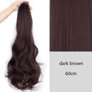 Water ripple grab clip wig ponytail
