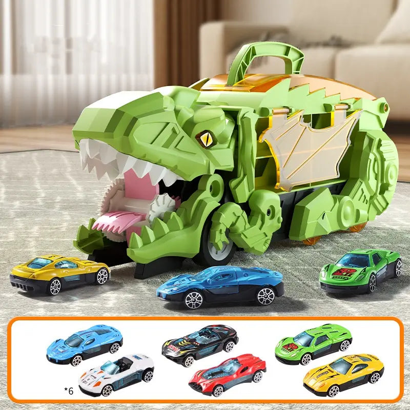 Transport Dinosaur Truck with Foldable Sliding