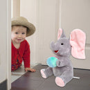 Cute Hide and Seek Elephant Plush Doll with Musi