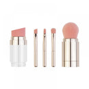 Makeup Brushes 5 In 1 Retractable Set, Foundation Brush | Eyebrow Brush| Lip Brush | Eyeshadow Brush,Multi-functional Makeup Brush For Travel & Home