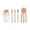 Makeup Brushes 5 In 1 Retractable Set, Foundation Brush | Eyebrow Brush| Lip Brush | Eyeshadow Brush,Multi-functional Makeup Brush For Travel & Home