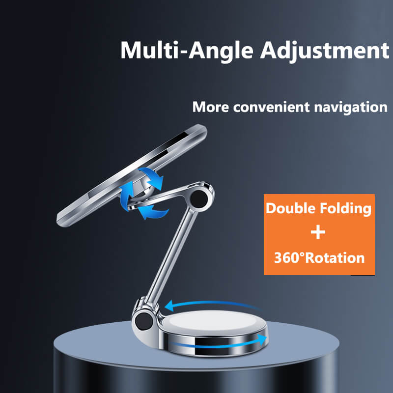 Universal Magnetic Car Mount - Strong, Portable, and Rotatable!