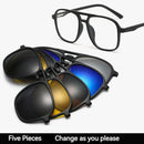 Magnetic Myopia Sunglasses for Men: Day and Night Polarized Driving and Fishing Glasses