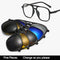 Magnetic Myopia Sunglasses for Men: Day and Night Polarized Driving and Fishing Glasses