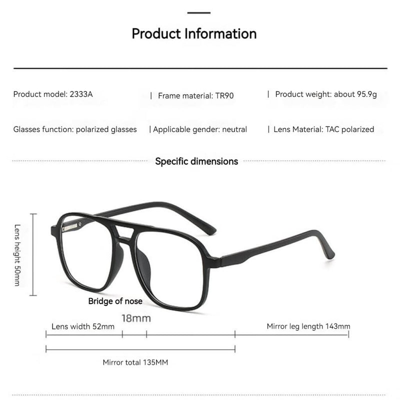 Magnetic Myopia Sunglasses for Men: Day and Night Polarized Driving and Fishing Glasses