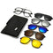 Magnetic Myopia Sunglasses for Men: Day and Night Polarized Driving and Fishing Glasses