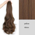 Water ripple grab clip wig ponytail